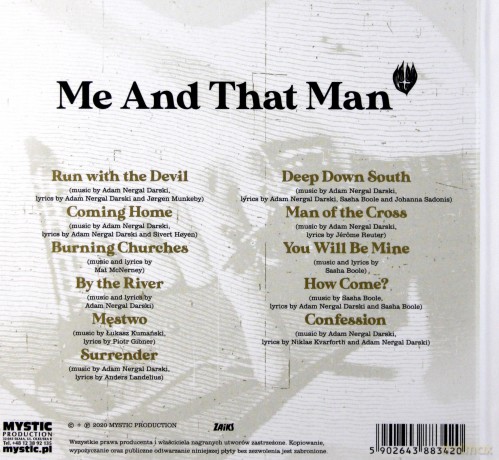Me And That Man: New Man New Songs Same Shit Vol 1 (mediabook) [CD]