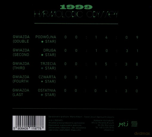 Janusz Yanina Iwański & Henryk Gembalski & Krzysztof Majchrzak & Michał Zduniak: 1999 Hamroldic Odyssey [CD]