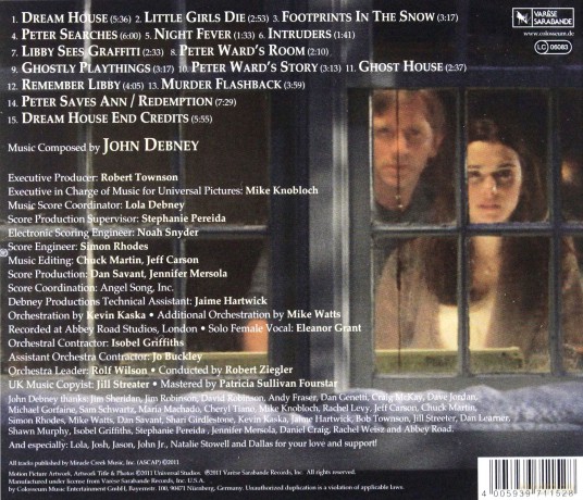 Dream House soundtrack (Dom Snów) (John Debney) [CD]