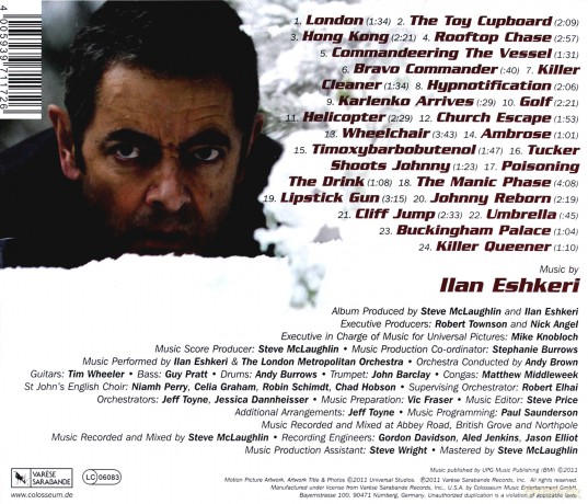 Johnny English Reborn soundtrack (Johnny English Reaktywacja) (Ilan Eskheri) [CD]
