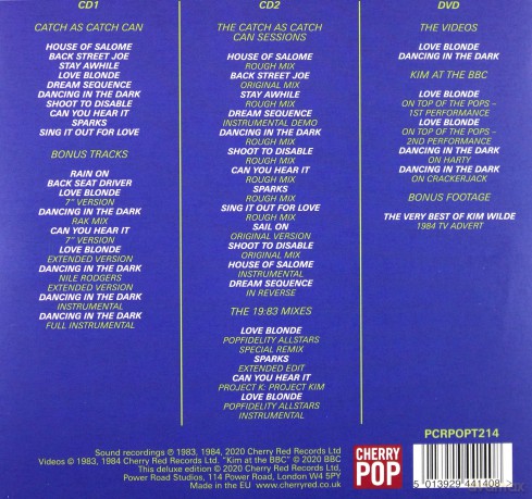 Kim Wilde: Catch As Catch Can (Expanded Gatefold Wallet) [3CD]