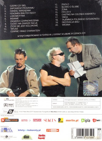 Kabaret Ani Mru-Mru: Czerń Czy Biel (digipack) [DVD]