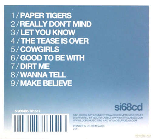Luomo: Paper Tigers (Niska Cena) (digipack) [CD]