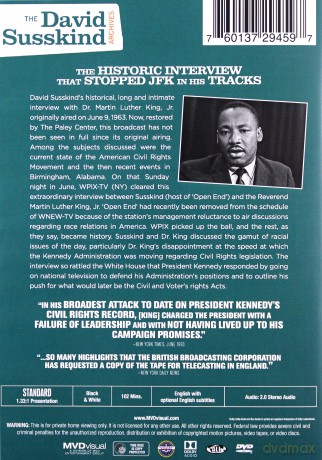 Dr. Martin Luther King Jr.: David Susskind Archive: Interview With Martin Luther King Jr. [DVD]