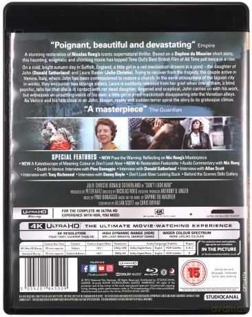 Dont Look Now (Nie oglądaj się teraz) [Blu-Ray 4K]+[Blu-Ray]