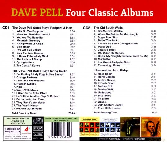Dave Pell: Four Classic Albums [CD]