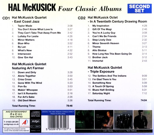 Hal Mckusick: Four Classic Albums [CD]