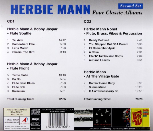 Herbie Mann: Four Classic Albums [CD]