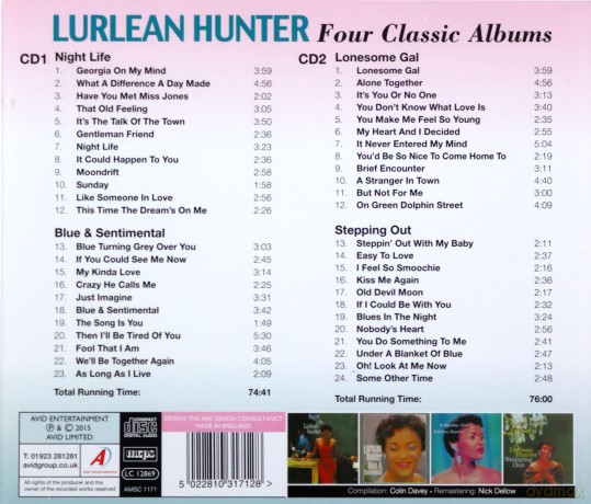 Lurlean Hunter: Four Classic Albums [CD]