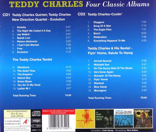 Teddy Charles: Four Classic Albums [CD]
