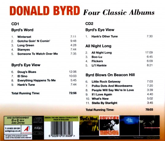 Donald Byrd: Four Classic Albums [CD]