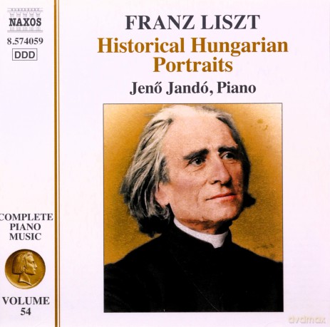 Jeno Jando: Franz Liszt: Complete Piano Music Vol. 54 - Historical Hungarian Portraits [CD]