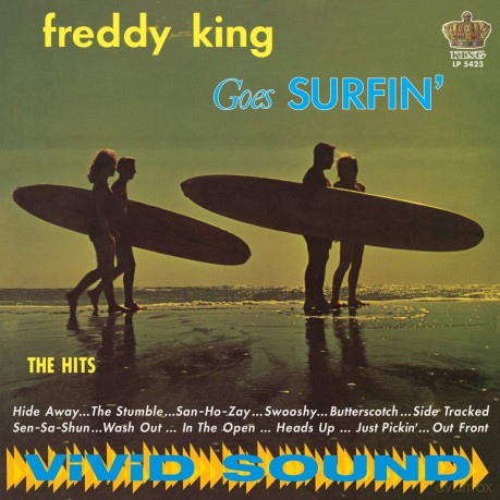 Freddy King: Freddy King Goes Surfin (Blue) [Winyl]
