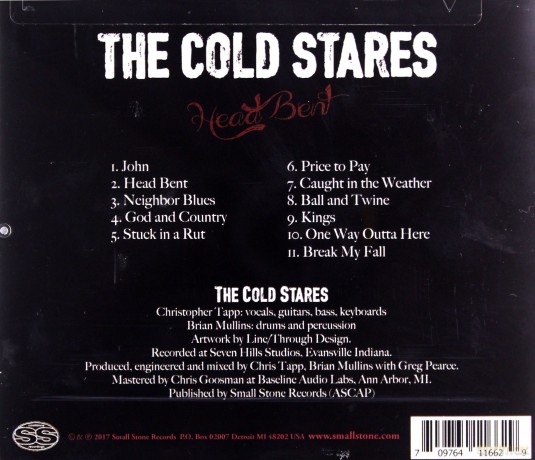 Cold Stares: Head Bent [CD]
