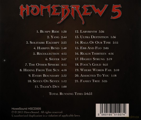 Steve Howe: Homebrew 5 [CD]