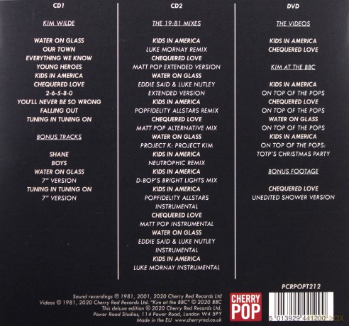 Kim Wilde: Kim Wilde (Expanded Gatefold Wallet) [3CD]