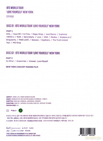 Bts: Love Yourself NY Concert [Blu-Ray]
