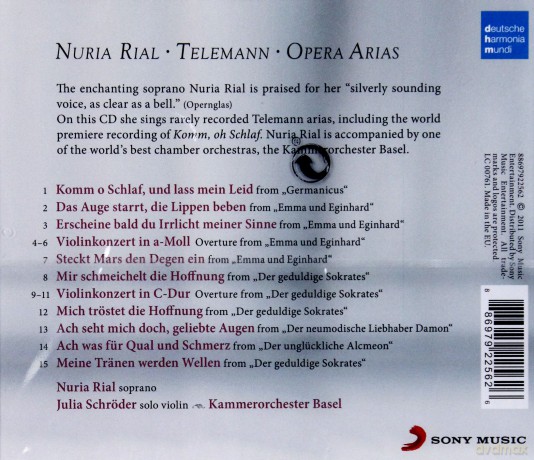 Nuria Rial: Telemann [CD]