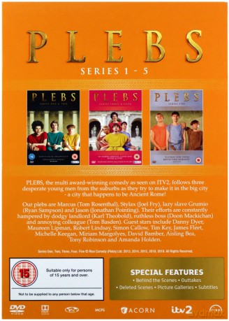 Plebs 1-5 Complete Boxed Set [7DVD]