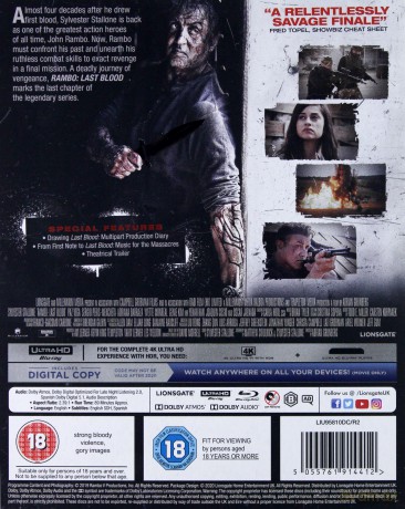 Rambo: Last Blood (Ostatnia krew) [Blu-Ray 4K]+[Blu-Ray]
