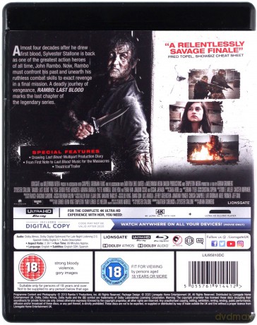 Rambo: Last Blood (Ostatnia krew) [Blu-Ray 4K]+[Blu-Ray]