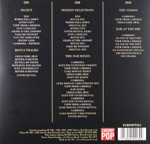 Kim Wilde: Select (Expanded Gatefold Wallet) [3CD]