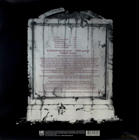 Destruction: Sentence Of Death (Deluxe Us Version + Poster) [Winyl]