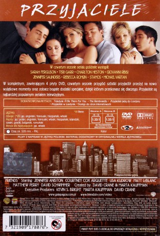 Przyjaciele sezon 4 nowa wersja [4DVD]