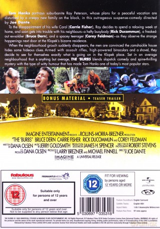 The Burbs (Na przedmieściach) [DVD]
