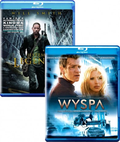 Jestem legendą / Wyspa BOX [2Blu-Ray]