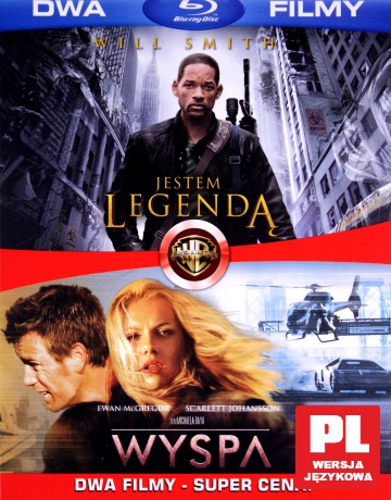 Jestem legendą / Wyspa BOX [2Blu-Ray]