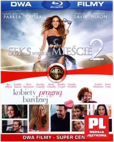 Kobiety pragną bardziej / Seks w wielkim mieście 2 [BOX] [2Blu-Ray]