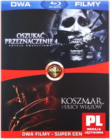 Koszmar z ulicy Wiązów / Oszukać przeznaczenie 4 [BOX] [2Blu-Ray]+[DVD]