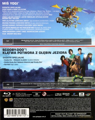 Scooby-Doo! Klątwa potwora z głębin jeziora / Miś Yogi BOX [2xBlu-Ray]