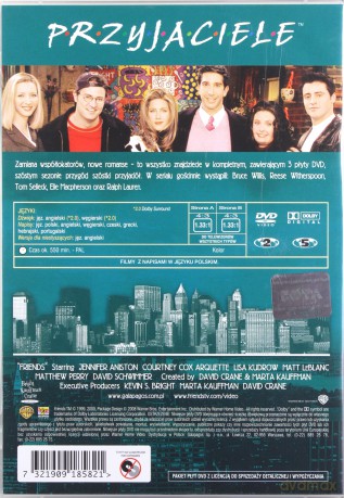 Przyjaciele sezon 6 nowa wersja [3DVD]