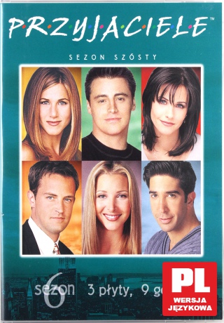 Przyjaciele sezon 6 nowa wersja [3DVD]