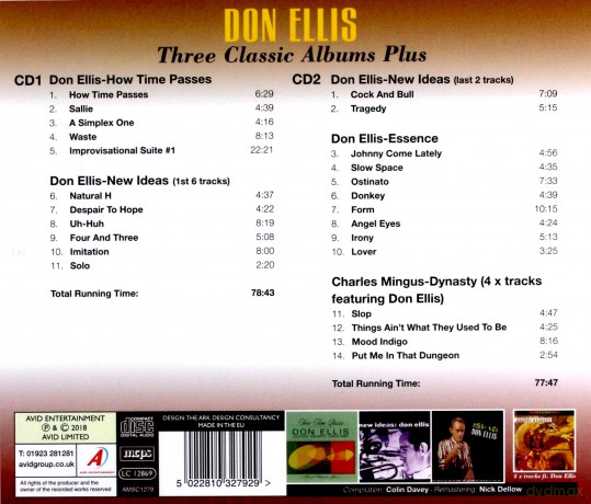 Don Ellis: Three Classic Albums Plus [CD]