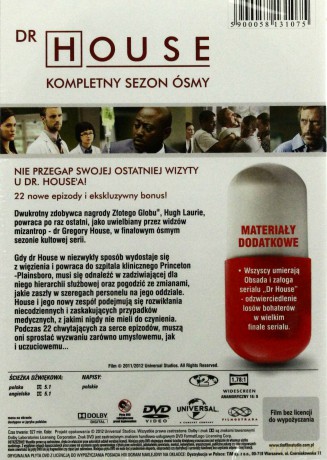 Dr House sezon 8 [5DVD]