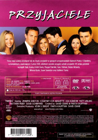 Przyjaciele sezon 7 nowa wersja [3DVD]