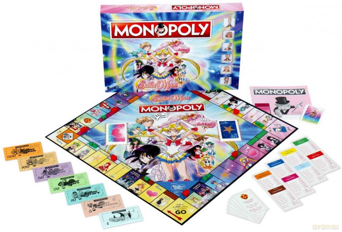 Monopoly Sailor Moon (Czarodziejka z Księżyca) [GRA PLANSZOWA]