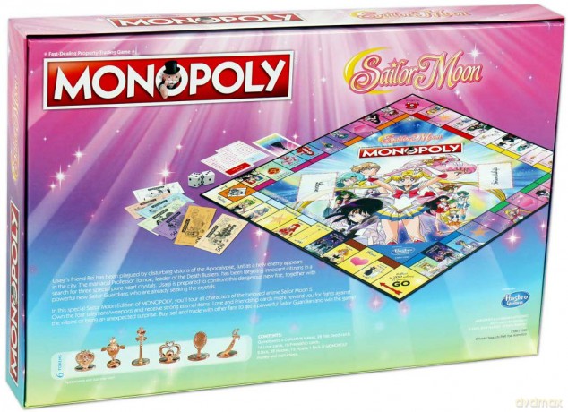 Monopoly Sailor Moon (Czarodziejka z Księżyca) [GRA PLANSZOWA]