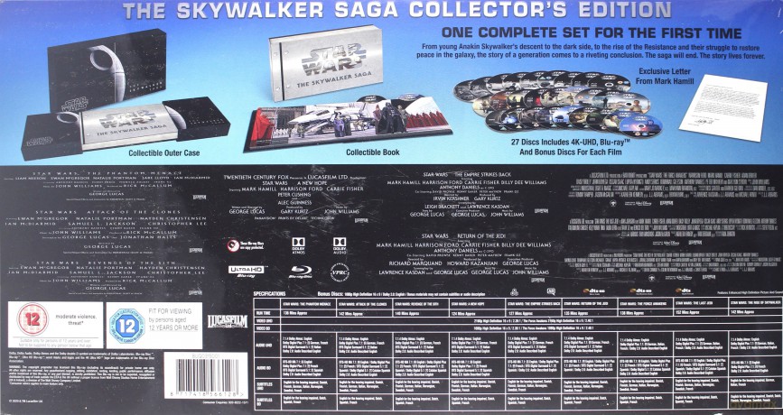 Star Wars: The Skywalker Saga (Limited) [BOX] [9xBlu-Ray 4K]+[18xBlu-Ray]