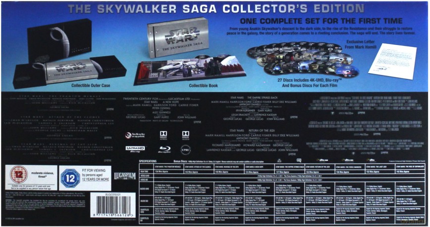Star Wars: The Skywalker Saga (Limited) [BOX] [9xBlu-Ray 4K]+[18xBlu-Ray]