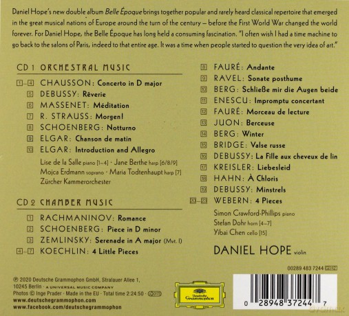 Daniel Hope: Belle Epoque [2CD]