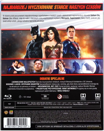 Batman v Superman: Świt sprawiedliwości + soundtrack (Kolekcja DC) [Blu-Ray]+[CD]