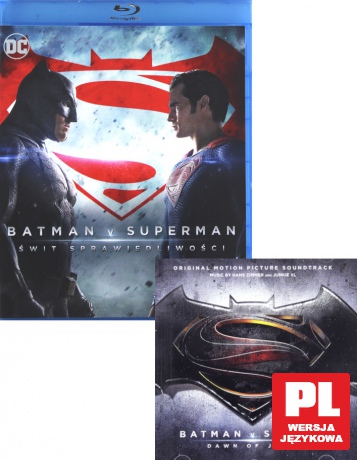 Batman v Superman: Świt sprawiedliwości + soundtrack [Blu-Ray]+[CD]