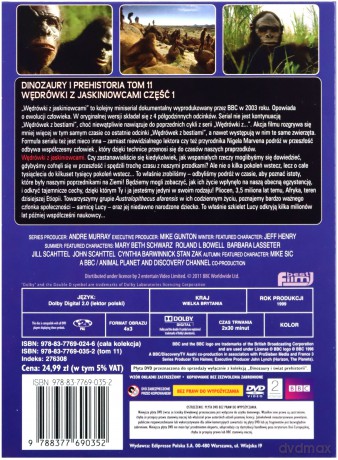Dinozaury i Świat Prehistorii: Tom 11. Wędrówki z Jaskiniowcami cz. 1 (booklet) [DVD]