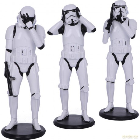Star Wars Stormtrooper Three Wise Stormtrooper (14 cm Standing) (Gwiezdne Wojny)