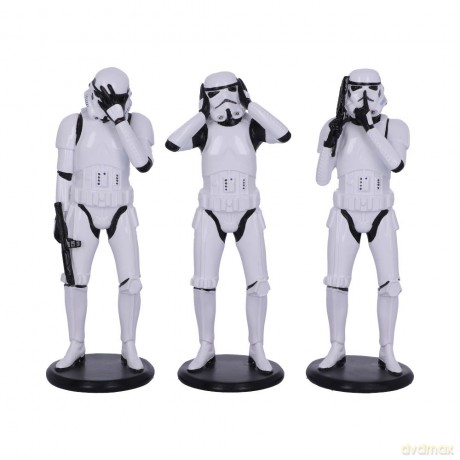 Star Wars Stormtrooper Three Wise Stormtrooper (14 cm Standing) (Gwiezdne Wojny)
