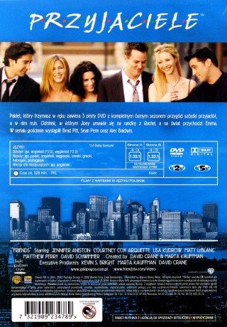 Przyjaciele sezon 8 nowa wersja [3DVD]